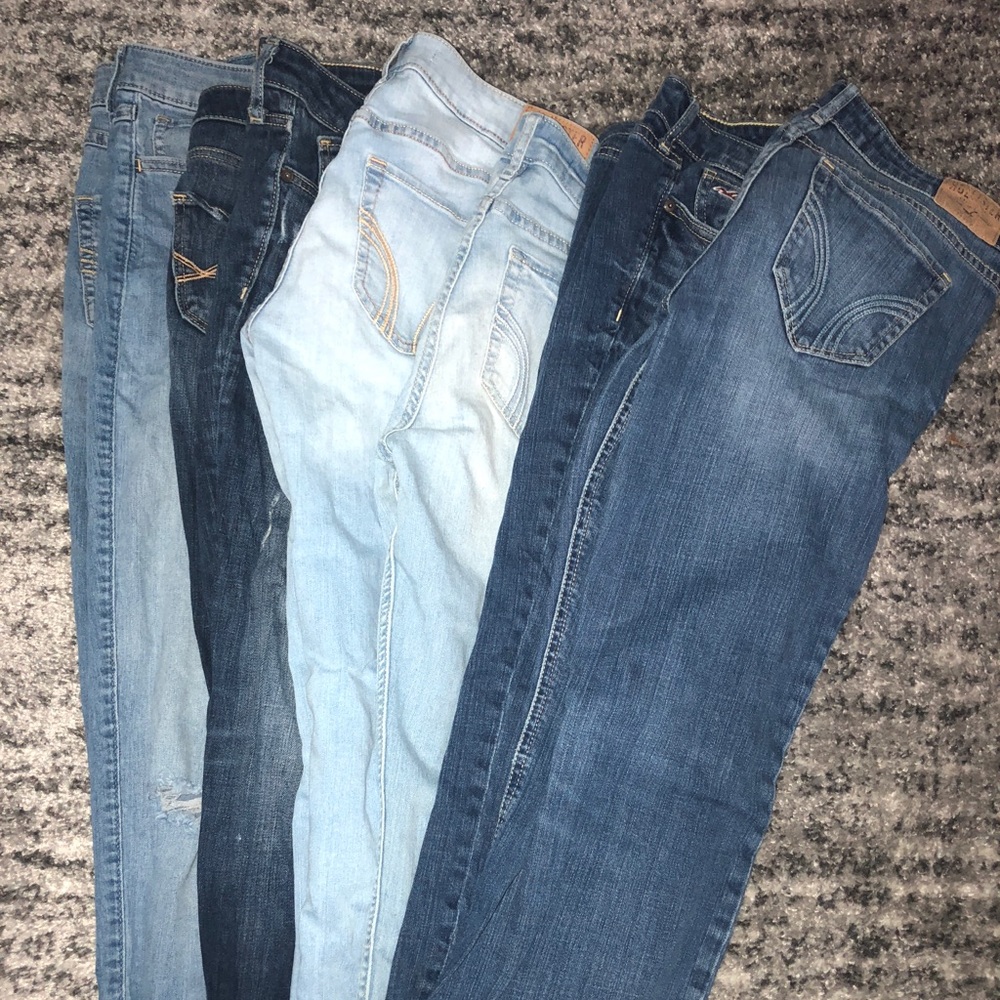 hollister/abercrombie jean bundle